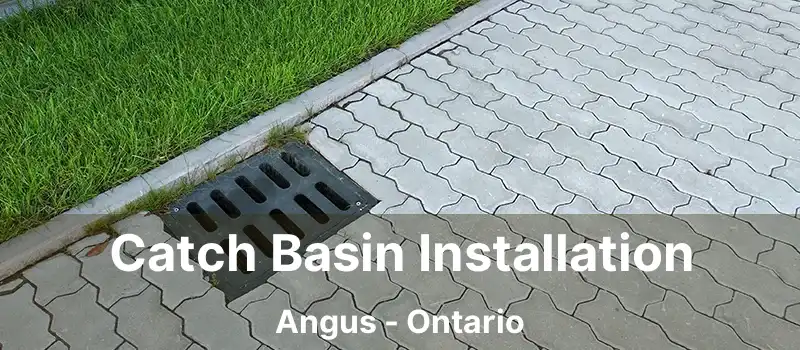  Catch Basin Installation Angus - Ontario