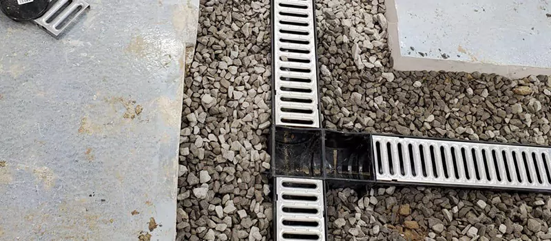 Storm Water Trench Drain Repair in Angus, ON